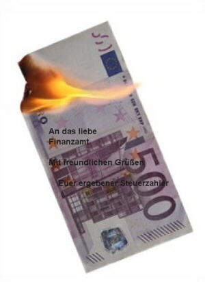 Steuern zahlen ist wie Geld verbrennen